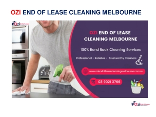 Ozi End of Lease Cleaning Melbourne