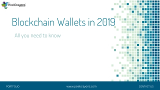 Blockchain Wallets in 2019