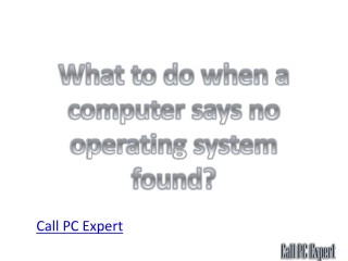 How do you load an operating system?