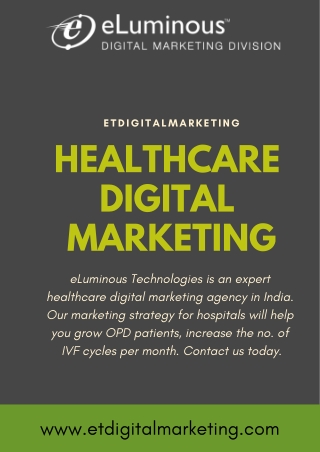 Healthcare Marketing Agency