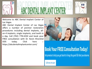 ALL ON 4 DENTAL IMPLANTS SERVICES IN LAS VEGAS