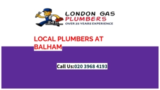 Local Plumbers Heating Services at Balham, London - Call 02039684193