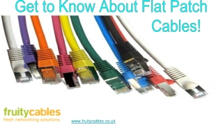 Flat Patch Cables