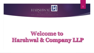 Tax Preparation & Return Services – Harshwal & Company LLP
