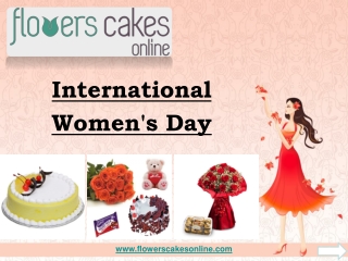Order Online Women's Day Gifts Delivery Service in India
