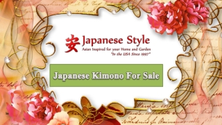 Japanese Kimono For Sale