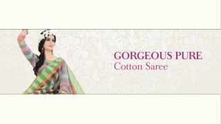 Gorgeous pure cotton saree by Mirraw