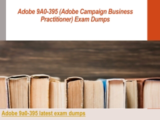 Adobe 9A0-395 Exam dumps