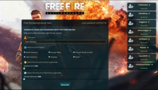 Free Fire Battlegrounds Hack Tools Online Generator 2019