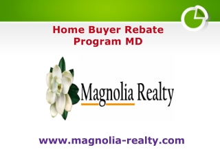 Home Buyer Rebate Program MD