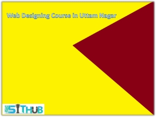 Web Designing Course in Nawada | Web Designing Training in Uttam Nagar | SIT Hub