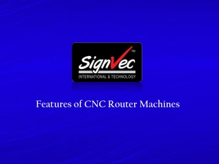 Cnc Routers Machines