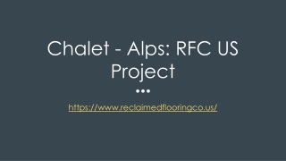 Chalet - Alps: RFC US Project