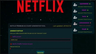 Netflix Premium Account Online Generator 2019