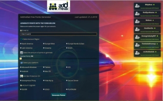 Addmefast Free Points Online Generator 2019