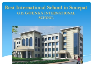 Best International School in Sonepat