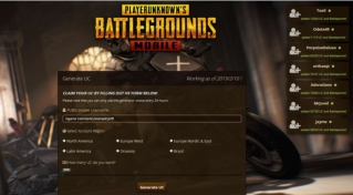 PUBG Mobile Free UC Online Generator 2019