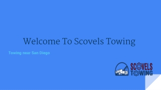 Towing near San Diego | Scovelstowing