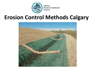 Erosion Control Methods Calgary