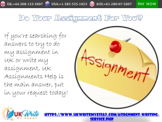 Do your assignment for you