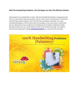 Handwriting Prediction - Tanhtra Sanyog