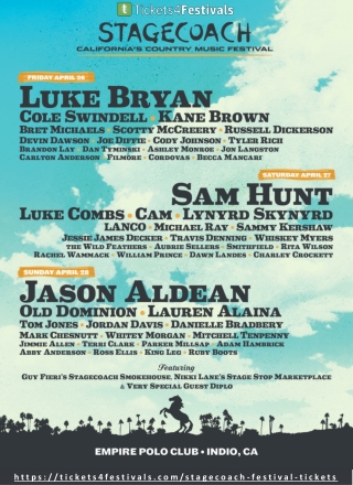 Stagecoach Lineup Announced for April 2019 Festival