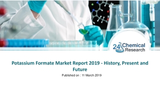 Potassium Formate Market Report 2019 - History, Present and Future