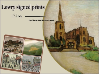 Cornwater Fine Art Studio Give up exclusive Lowry signed prints