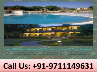 4 Star Resort In Jim Corbett