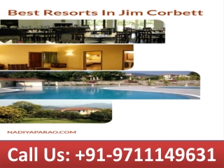 Best Resorts In Jim Corbett