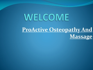 Looking for Osteopathy in Cauldfield North