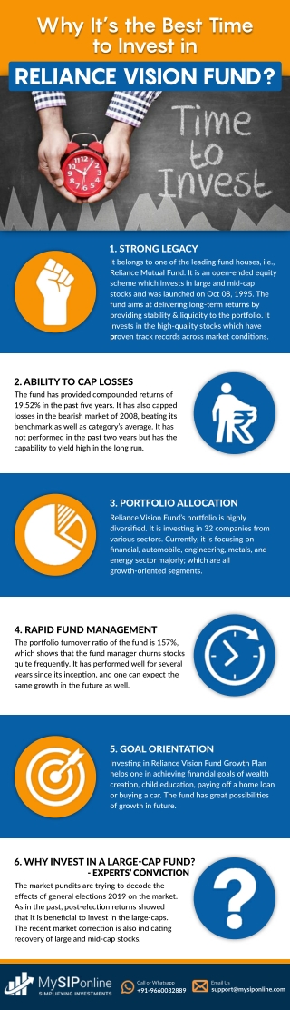 Reliance Vision Fund Online Investment