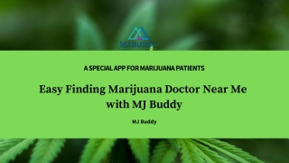 Expert Marijuana Doctor Near me | MJ Buddy