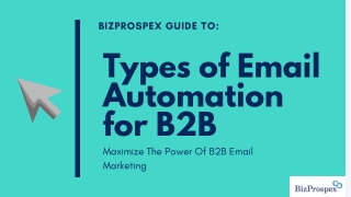 Email automation for b2b clients