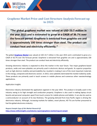 Graphene Market Size & Forecast Report, 2014 - 2025