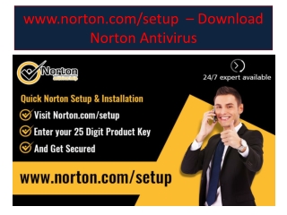 norton.com/setup - Enter Norton Activation Key & Setup Norton