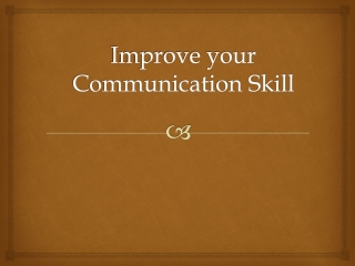 Improve Your Communication Skill