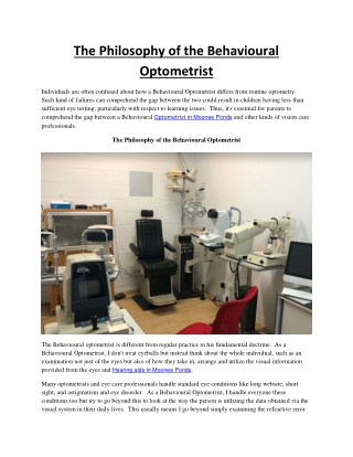 Best Optometrist in Moonee Ponds