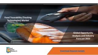 Food Traceability (Tracking Technologies) Market Future Scope and Advance Technologies in Food Sectors to Encourage