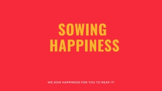 Sowing Happiness Presents its Exclusive Collection of Mobile Back Covers for Redmi 3S Prime.