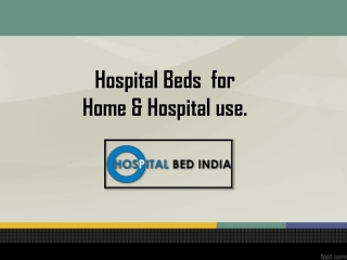 Hospital Beds for Home & Hospital use – Hospital Bed India