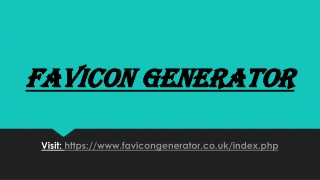 Favicon generator