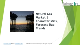 Global Natural Gas Market | Characteristics, Forecast Size, Trends