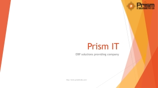 Tally and ERP solutions in pune and Mumbai | Prism IT Solutions