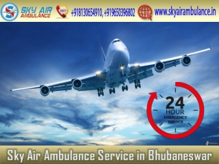 Rent Air Ambulance in Bhubaneswar with Specialist Medical Staff