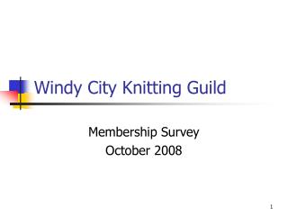 Windy City Knitting Guild