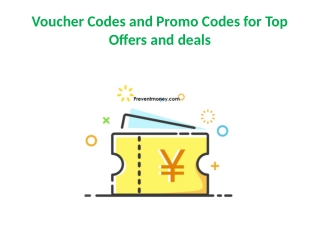 Voucher Codes and Promo Codes for Top Offers and deals