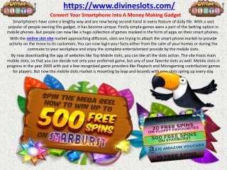 Convert Your Smartphone into A Money Making Device