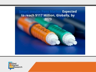 Smart Insulin Pens Market to Perceive $117 Mn by 2023