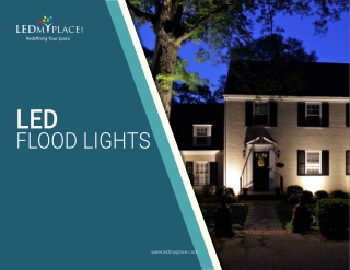 Why LED Flood Lights are the Most Popular Form of Outdoor Security Lights?